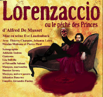 Lorenzaccio ou le péché des Princes - affiche