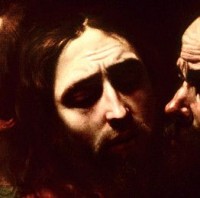 L'arrestation de Christ - détail du visage du Christ