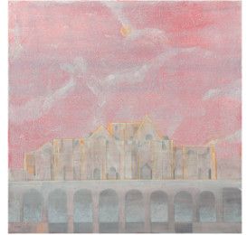 Carlo Bertè Paesaggio technique mixte sur toile - 80 x 80 cm - 2016 Carlo Bertè Paesaggio technique mixte sur toile - 80 x 80 cm - 2016