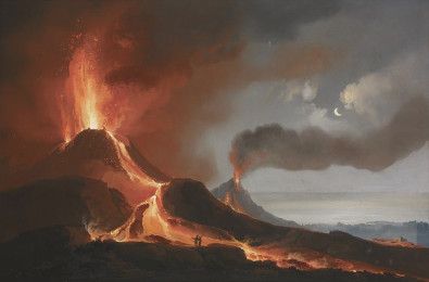 Éruption du Vésuve 1820