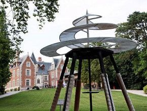 Château de Clos Lucé - L'hélicoptère de Leonardo da Vinci