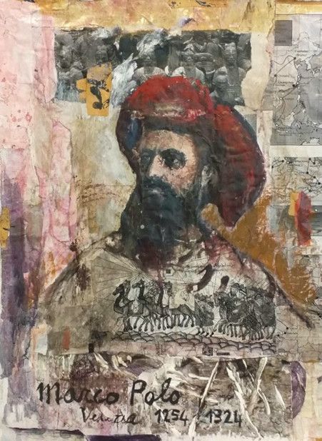 Marco Polo, tecnica mista su tela Marco Polo, tecnica mista su tela