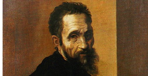 Portrait de Michel-Ange par Jacopino del Conte, XVIe siècle Portrait de Michel-Ange par Jacopino del Conte, XVIe siècle