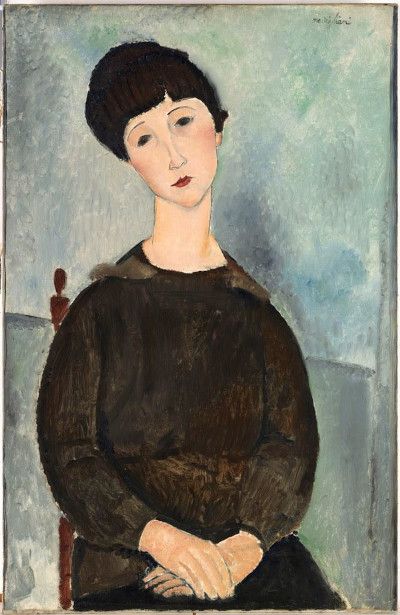 Amedeo Modigliani - Femme à la chevelure noire