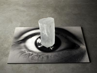 Giuseppe PENONE, 1995, Cristal, Photographie noir & blanc -© Adagp, Paris 2016