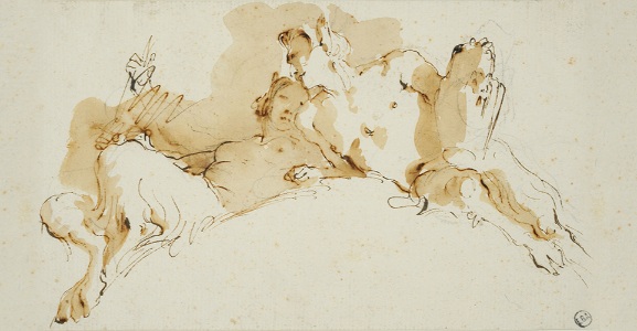 Les Tiepolo, invention et virtuosité à Venise- affiche Les Tiepolo, invention et virtuosité à Venise- couverture