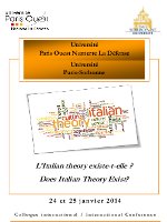L'Italian theory existe-t-elle ?