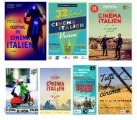 Affiches des festivals du cinéma italien en France