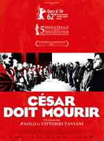 affiche du film césar doit mourir des frères taviani