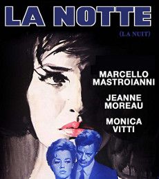La Notte de Michelangelo Antonioni - affiche La Notte de Michelangelo Antonioni - affiche
