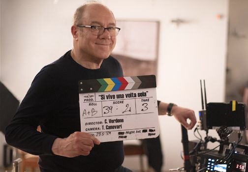 L'acteur et réalisateur italien Carlo Verdone L'acteur et réalisateur italien Carlo Verdone