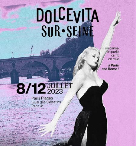 Dolcevita sur Seine 2023 - affiche Dolcevita sur Seine 2023 - affiche