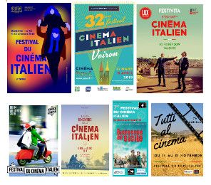 Affiches des festivals du cinéma italien en France Affiches des festivals du cinéma italien en France