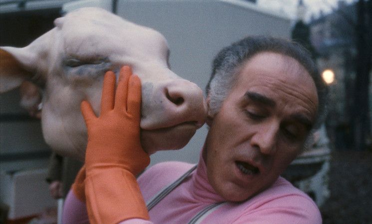 Michel Piccoli dans une scène du film La Grande bouffe Michel Piccoli dans une scène du film La Grande bouffe