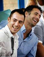 Elio Germano et Raoul Bova dans une scène du film Elio Germano et Raoul Bova dans une scène du film