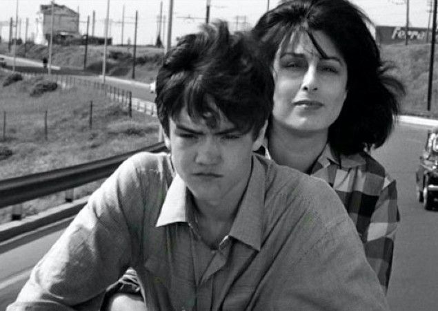 Anna Magnani et Ettore Garofalo dans une scène du film Mamma Roma Anna Magnani et Ettore Garofalo dans une scène du film Mamma Roma