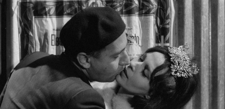 Alberto Sordi et Claire Boom dans une scène du film Il maestro di Vigevano d’Elio Petri