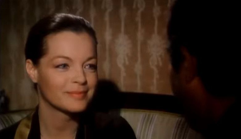 Romy Schneider dans une scène du film Fantôme d'amour