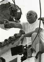 Francesco Rosi lors du tournage de Carmen