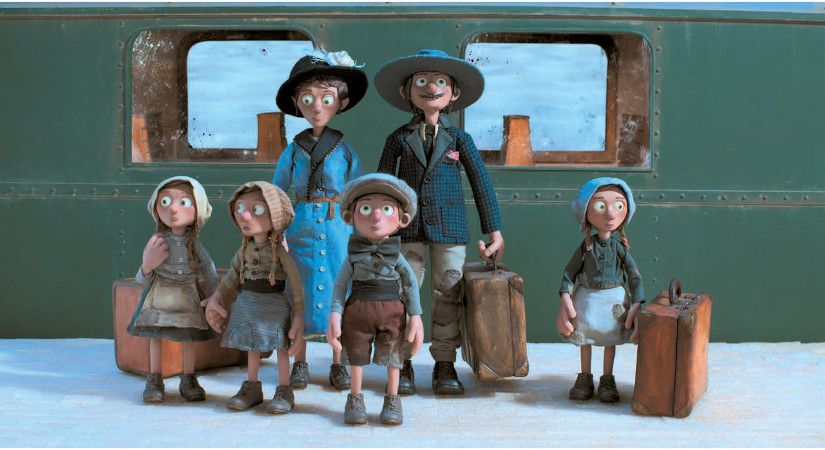 Une scène du film d'animation d'Alain Ughetto Interdit aux chiens et aux Italiens Une scène du film d'animation d'Alain Ughetto Interdit aux chiens et aux Italiens