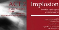 Implosion, une chorégraphie de Stefania Rossetti- couverture