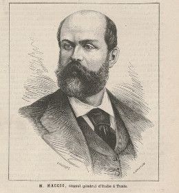 Consul général d'Italie à Tunis - Le Monde Illustré 30 avril 1881