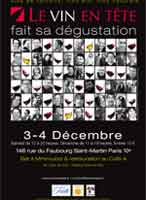 Affiche dégustation Le vin en Tête