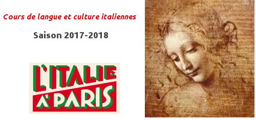 Cours italien de l’Italie à Paris saison 2017-2018 Les Cours italien de l’Italie à Paris