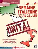 Affiche Semaine italienne 2011
