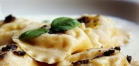 agnolotti alla ricotta e tartufo nero di Norcia