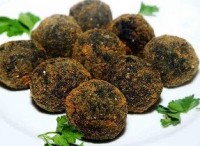 Arancini à l'encre de seiche