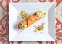 Cannolo sicilien du restaurant La Trottinette - photo Emmanuelle Levesque