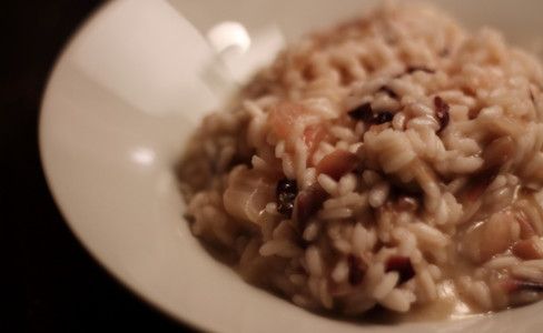 Risotto al radicchio - photo Sara Rania