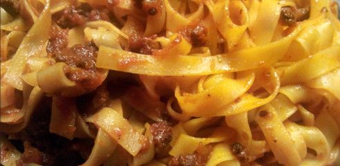 Tagliatelle au cerf