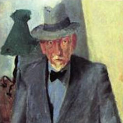 Portrait de Luigi PIrandello par Fausto Pirandello Portrait de Luigi PIrandello par Fausto Pirandello