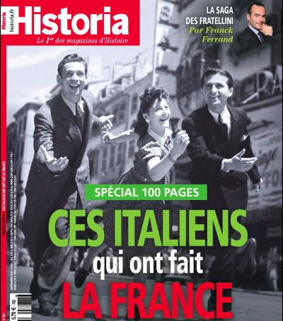 Ces Italiens qui ont fait la France, Historia - couverture