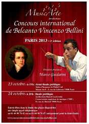 Concours International de Belcanto Vincenzo Bellini 2013