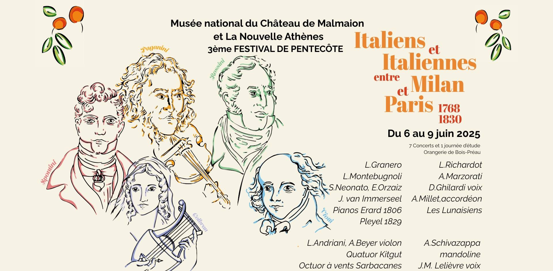 Festival de Pentecôte « Les italiens et les italiennes entre Milan et Paris- couverture