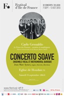 Affiche concert Carlo Gesualdo, le prince des passions