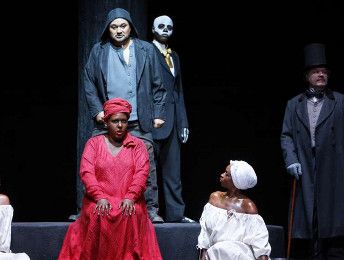 Une scène de l'Opéra Le Bal masqué Une scène de l'Opéra Le Bal masqué