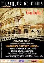 Affiche concert Viva l'Italia