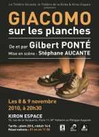 Giacomo, sur les planches de Gilbert Ponte