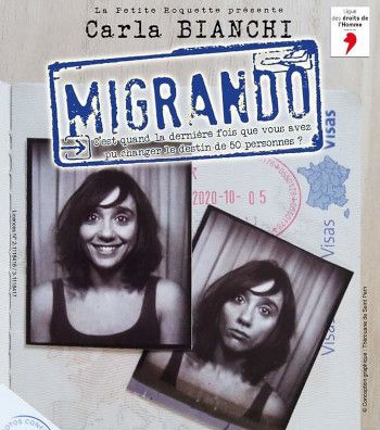 Migrando, un spectacle de Carla Bianchi - affiche Migrando, un spectacle de Carla Bianchi - affiche