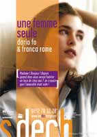 Une femme seule - Affiche