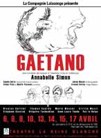 Affiche Spectacle Gaetano
