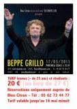 Affiche Beppe Grillo