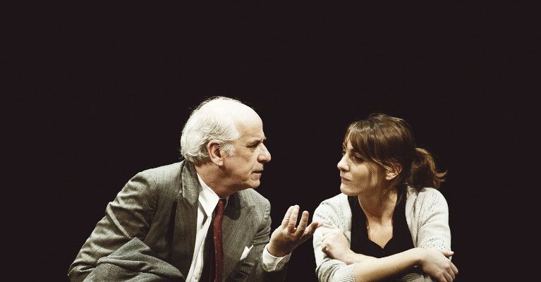 Toni Servillo et Petra Valentini dans une scène de Elvira - photo Fabio Esposito Toni Servillo et Petra Valentini dans une scène de Elvira - photo Fabio Esposito