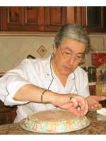 Le chef Lorenzo Gaglio