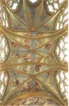 fresques de Primatice dans la chapelle de l'abbaye royale de Chaalis