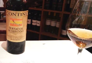 Dégustation des vins de la maison Contini au restaurant FontanaRosa